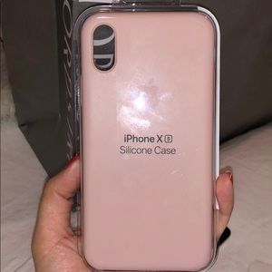 iPhone X pink cellphone case
